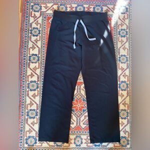 Figs Cargo Scrubs Black